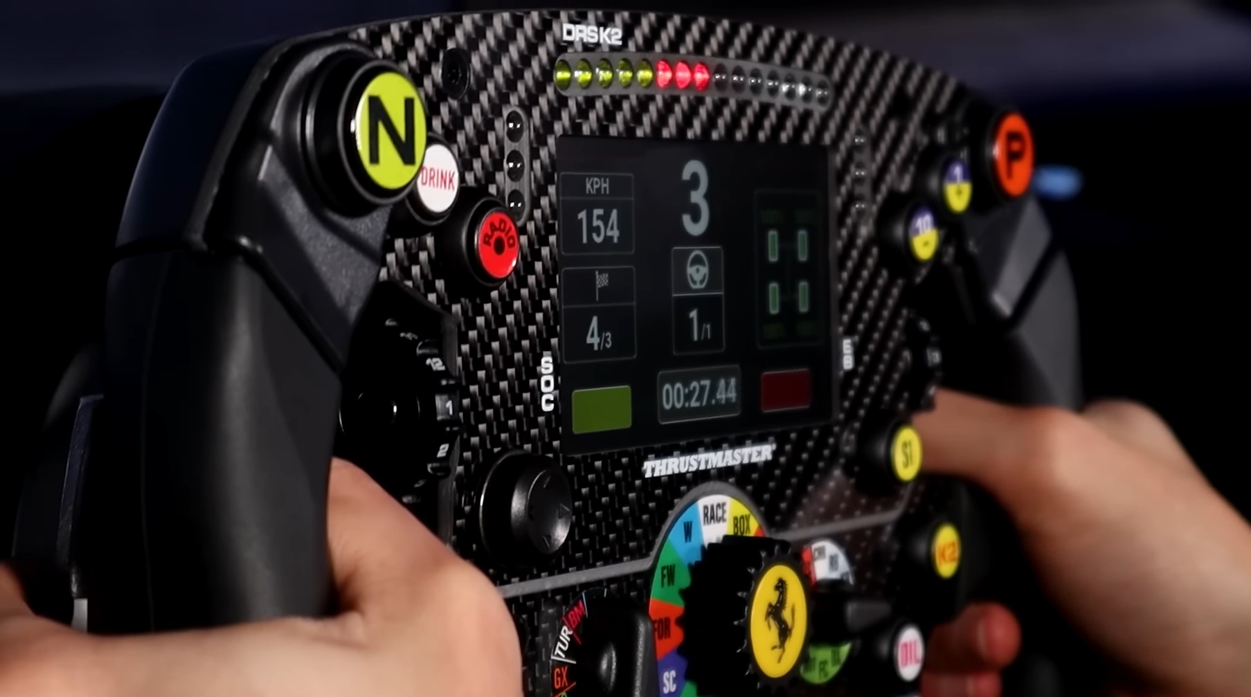 thrustmaster ferrari f1 side